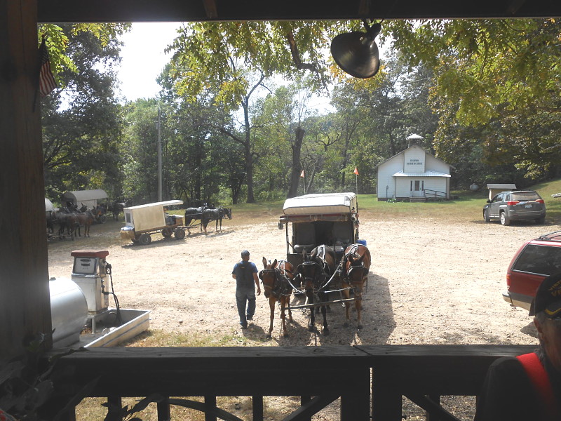 Wagons on the Square