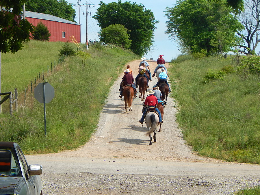 Off they go...