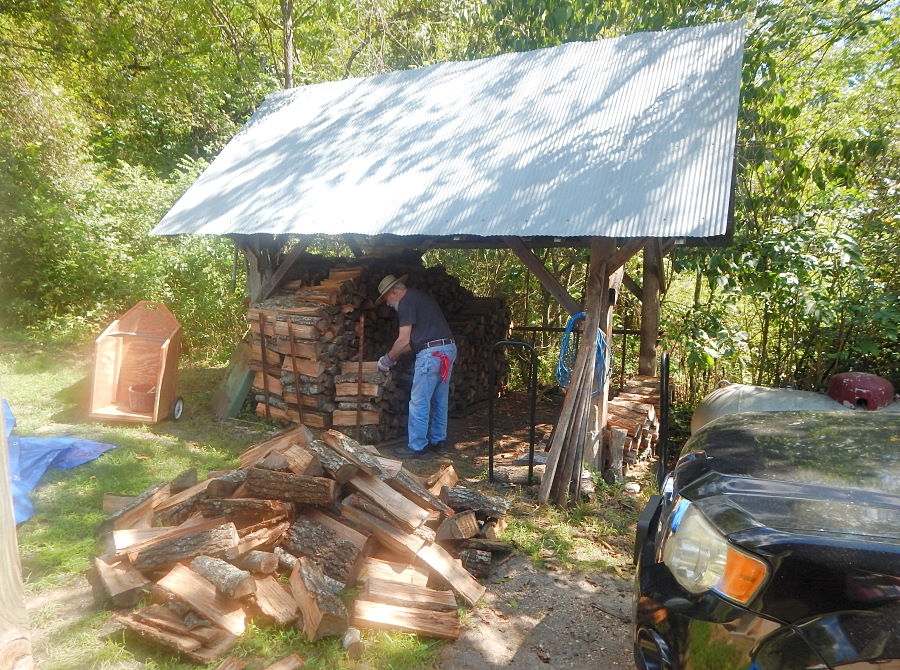 Stacking Firewood Stacking Firewood