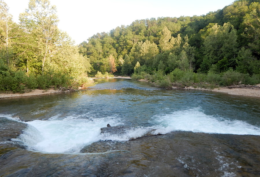 Bryant Creek crossing near the Monastery