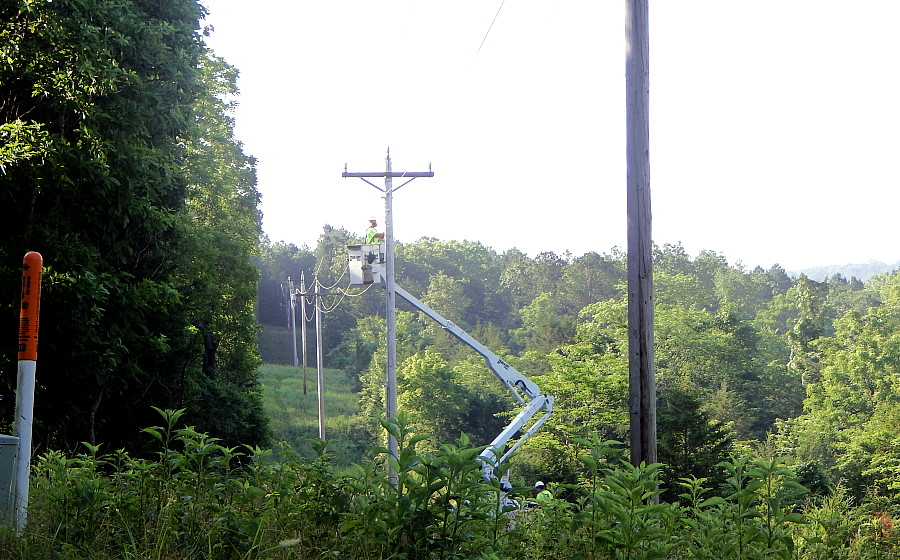 White River wiring high-speed Internet